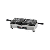 Aparat pentru vafe deschidere 180°, stânga-dreapta, simplu, Gaufrier Sucette, Krampouz